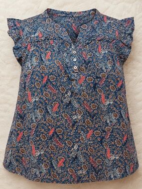 Knox Rose Floral Blouse Bohemian